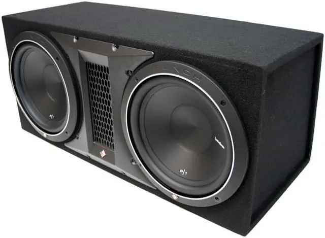 Alt view image 2 of 10 - Rockford Fosgate Punch P1-2X10
Ported enclosure with two 10" Punch P1 subwoofers