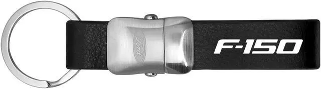 Alt view image 2 of 6 - Ford F-150 Genuine Black Leather Strap Detachable Key Chain