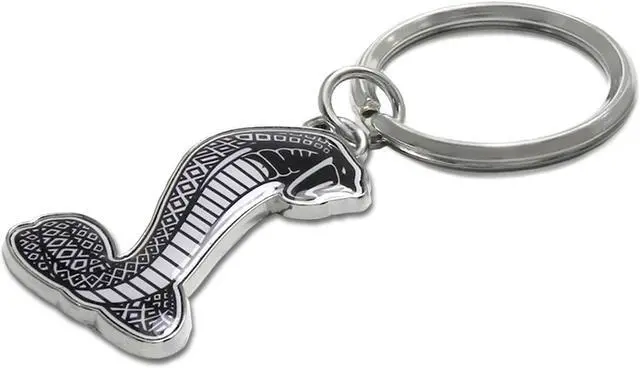 Alt view image 2 of 3 - Ford Mustang Cobra Metal Key Chain, Key Charm, Keychain by iPick Image