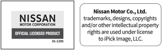 Alt view image 4 of 4 - Nissan New Logo in White on Red Aluminum Tire Valve Stem Caps