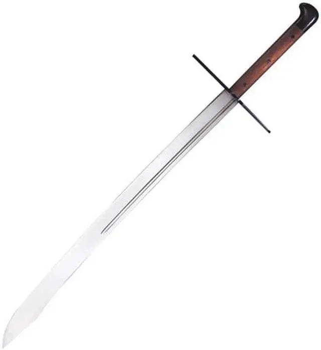 Alt view image 3 of 13 - COLDSTEEL 88GMS COLD STEEL GROSSE MESSER WITH LEATHER SCABBARD