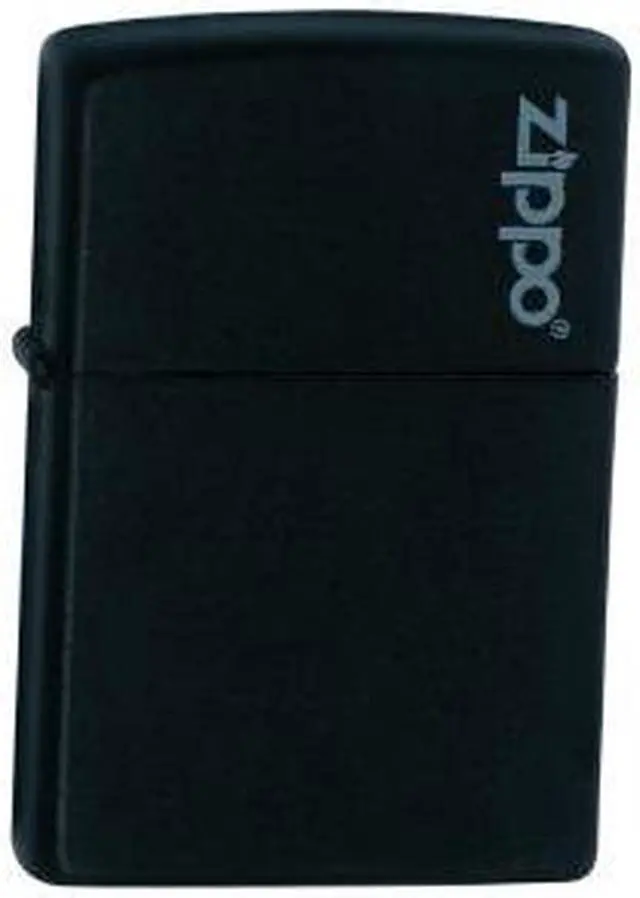 Alt view image 3 of 20 - Zippo Matte Black with Logo Lighter