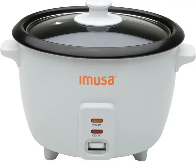Alt view image 2 of 5 - IMUSA  GAU-00011  White  3-Cup Rice Cooker