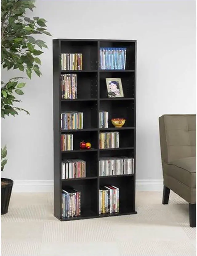Alt view image 2 of 11 - Atlantic 38435719 Oskar 464 Media Cabinet - Espresso