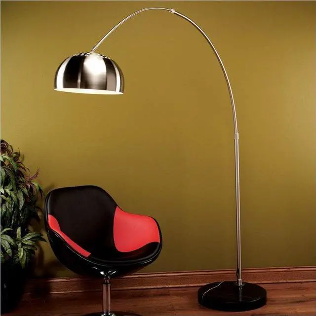 Alt view image 6 of 6 - Chrome Arch Floor Lamp