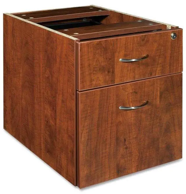 Alt view image 2 of 18 - Lorell Pedestal Box/File Hanging 16"x22"x28-1/4" Cherry 69432