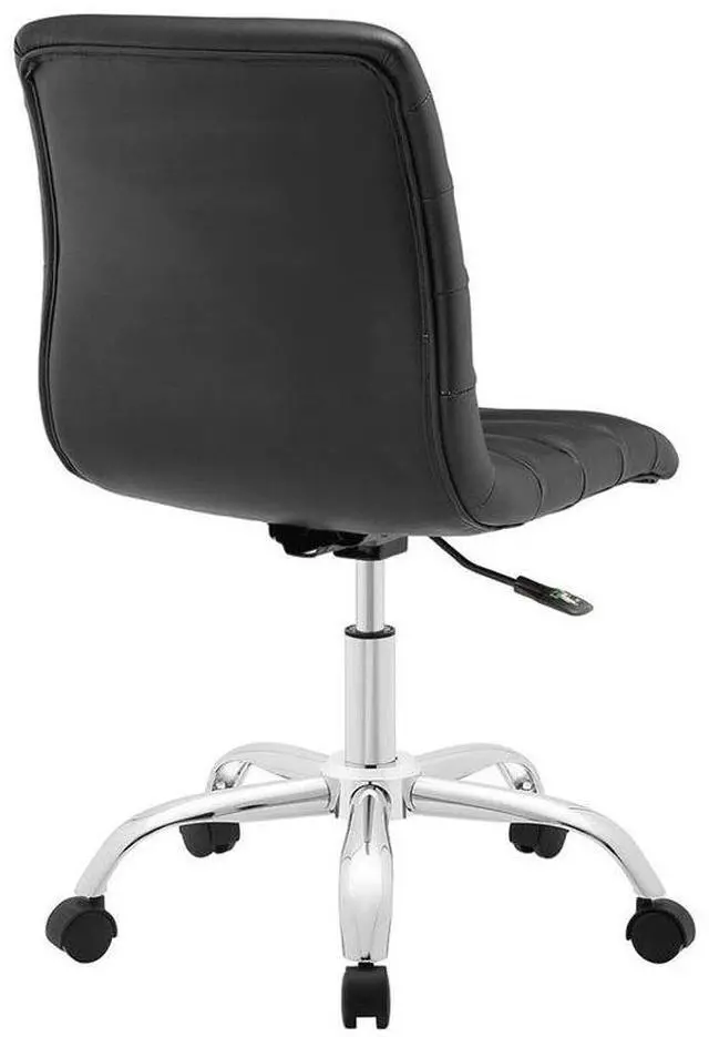 Alt view image 4 of 19 - Ripple Mid Back Office Chair in Black