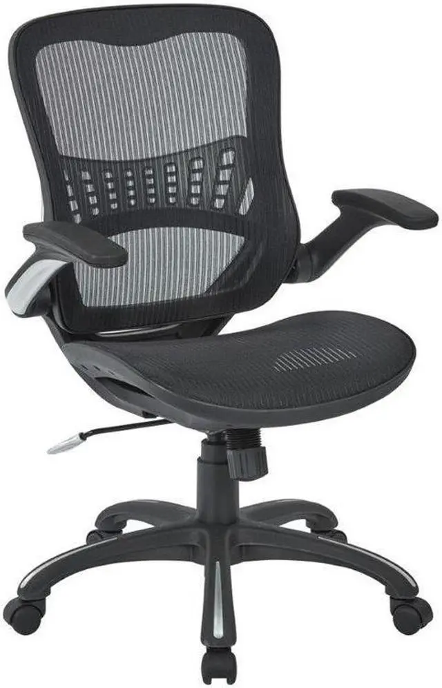 Main image of Mesh Seat and Back Managerâ€™s Chair in Black Mesh