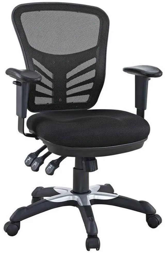 Alt view image 6 of 20 - Articulate Black Mesh Office Chair