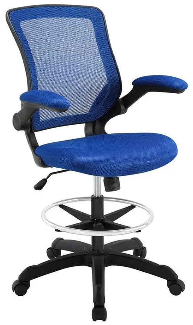 Alt view image 3 of 20 - Veer Drafting Stool in Blue