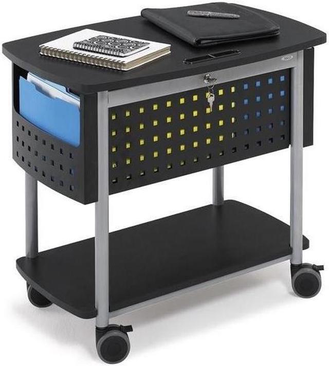Alt view image 13 of 20 - Safco Scoot Mobile File 29-3/4w x 18-3/4d x 27h Black/Silver 5370BL