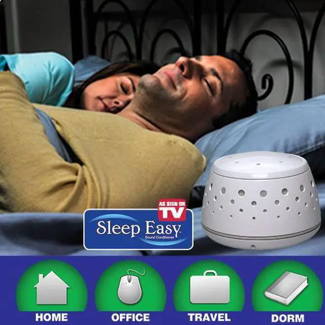 Alt view image 2 of 7 - Ontel 1000151 Sleep Easy Sound Conditioner - White