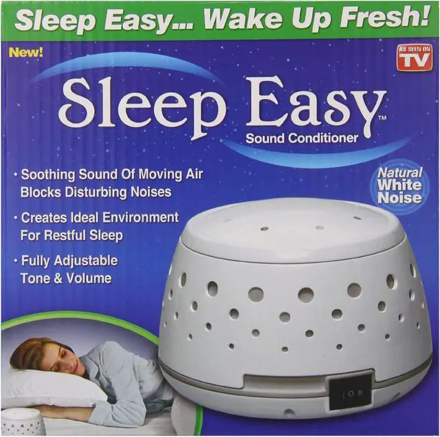 Alt view image 3 of 7 - Ontel 1000151 Sleep Easy Sound Conditioner - White