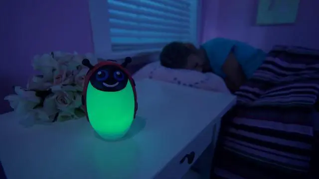 Alt view image 3 of 7 - Bright Time Buddies, Ladybug - The Night Light Lamp You Can Take with You!