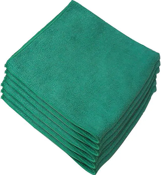 Alt view image 2 of 3 - Genuine Joe Microfiber Cloth Gen. Purpose Cleaning 1DZ 16"x16" GN 39505