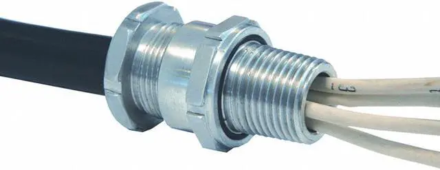 Main image of APPLETON ELECTRIC TC150127 Cable Connector,1-1/2 in,Straight,Silver
