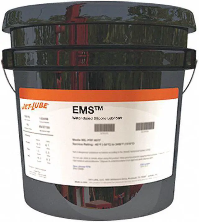 Main image of JET-LUBE 52535 Silicone Lubricant, 5 gal., Jug, Silicone, White