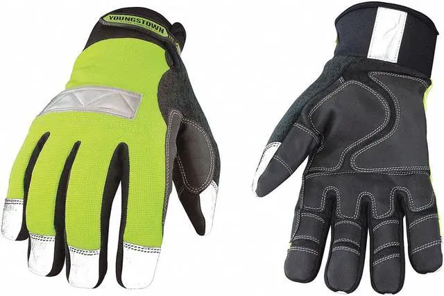 Alt view image 2 of 7 - YOUNGSTOWN GLOVE CO 08-3710-10 S Mechanics Gloves, Synthetic Leather Base Layer