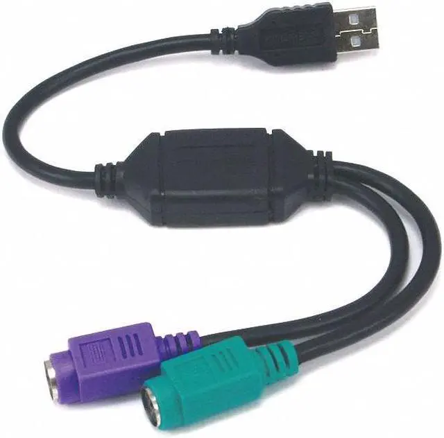 Alt view image 7 of 20 - Monoprice Inc. Ps/2 Keyboard/Mouse To Usb Adapter