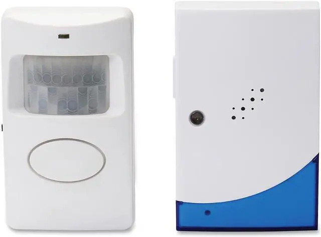 Alt view image 3 of 4 - Tatco PIR Chime w/ Receiver Wireless 20ft Det RNG Batt Reg'd WE/BE 57930