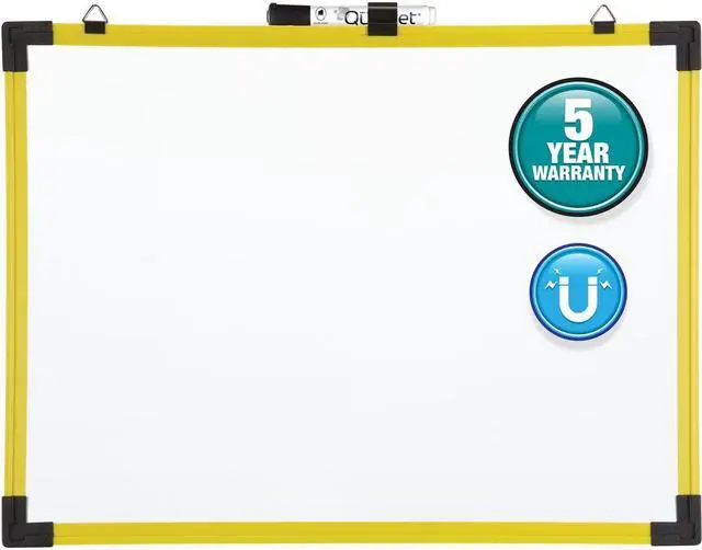 Alt view image 4 of 10 - QUARTET 724124 Dry Erase Board, Steel, 9 in, 12 in, Plastic Frame, White, Gloss