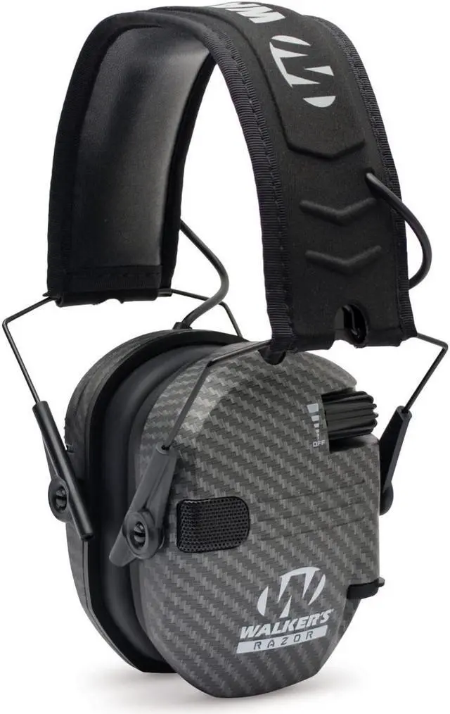 Alt view image 8 of 10 - Walker's Game Ear Walker's Razor Slim Electronic Muff - Carbon