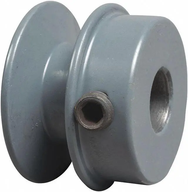 Alt view image 2 of 2 - ZORO SELECT BK3012 1/2 in Fixed Bore 1 Groove V-Belt Pulley 3.15 in OD