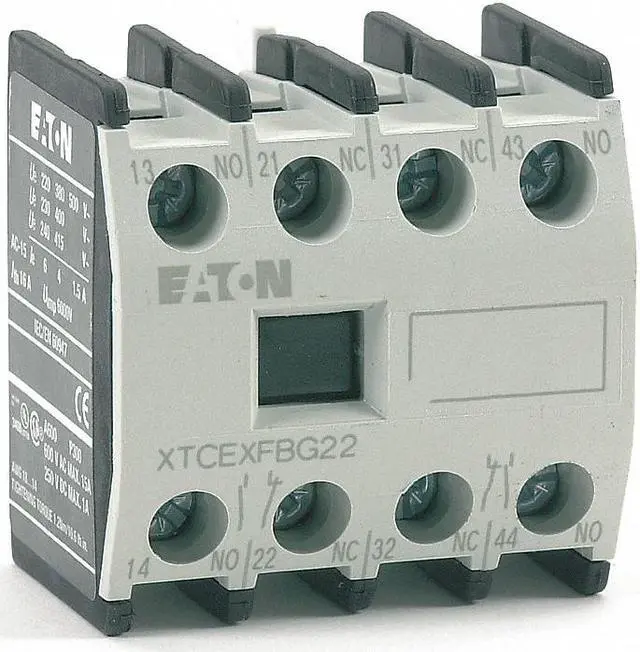 Alt view image 3 of 3 - EATON XTCEXFBG22 Frnt Aux Seq B,2NO/2NC,For XT Frame D-G