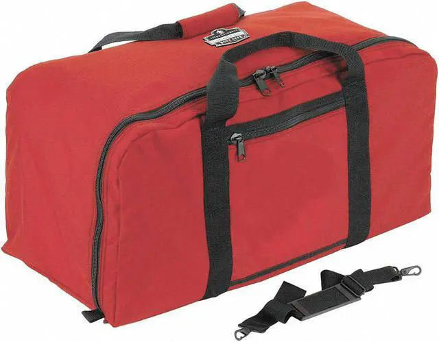 Alt view image 2 of 9 - ERGODYNE GB5005 Duffel Bag, Nylon, 30 in L, 15 in W, Red