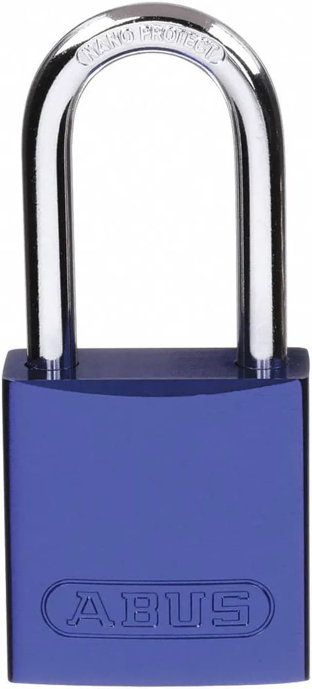 Alt view image 3 of 4 - Abus Lockout Padlock,KD,Blue,1-1/2"H  72 HB/40-40 KD Blue
