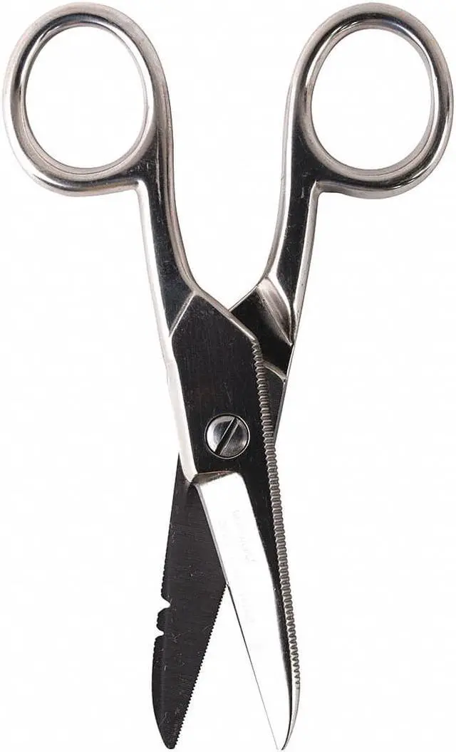 Alt view image 3 of 10 - JONARD TOOLS ES-1964 Electricians Scissors,Right or Left Hand