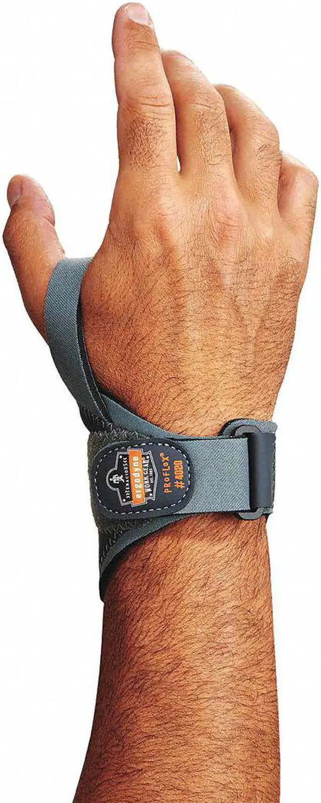 Alt view image 2 of 6 - Proflex by Ergodyne Wrist Support,S,Left,Gray HAWA 70282