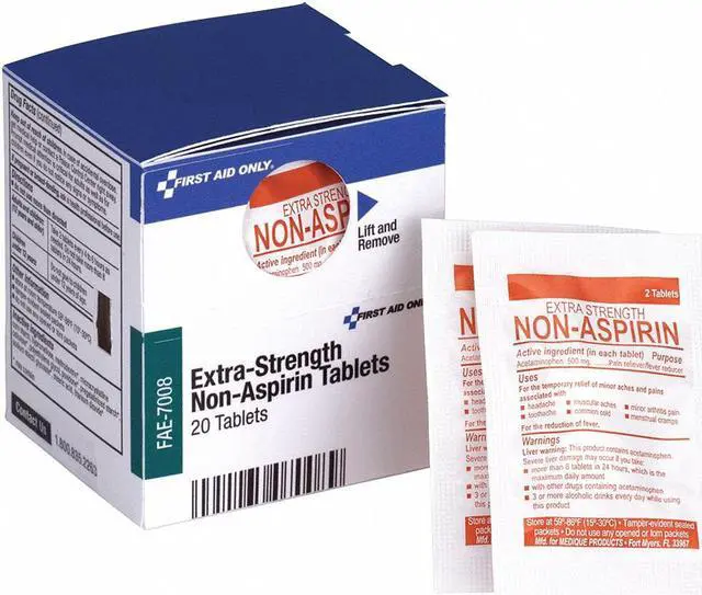 Main image of Extra-Strength Non-Aspirin Tablets, PK20