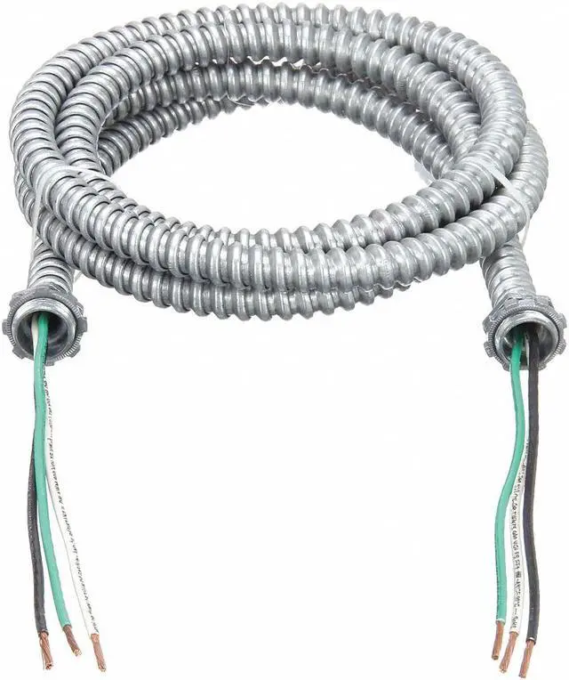 Alt view image 2 of 2 - SOUTHWIRE 55294001 Metal Clad Building Cable, MC, 12 AWG, 3C with Ground C,