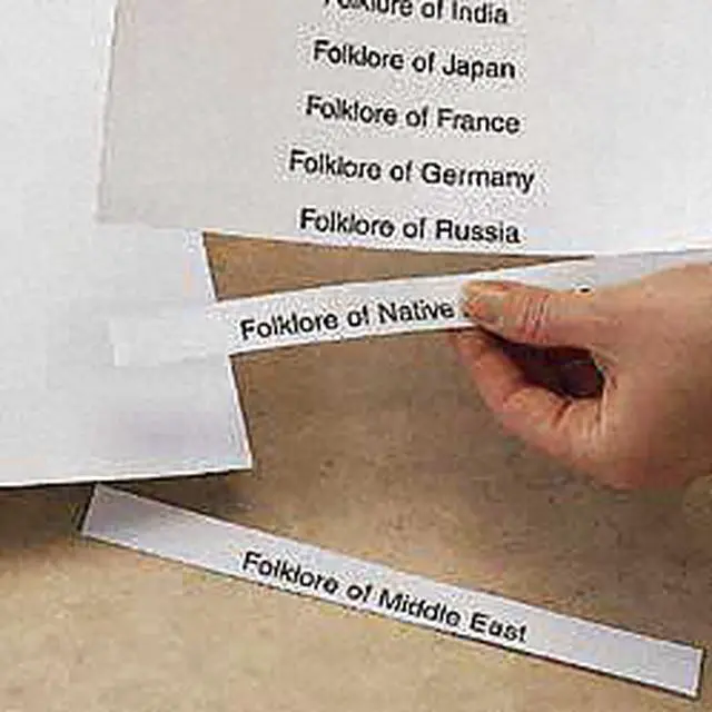 Alt view image 2 of 4 - AIGNER INDEX LI-11-10 Label Insert,8 1/2x11,White,PK50