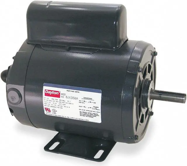 Alt view image 3 of 3 - DAYTON 4K142BB Tool Motor, 2-Shaft, 1/2hp, 1725rpm, 115/230