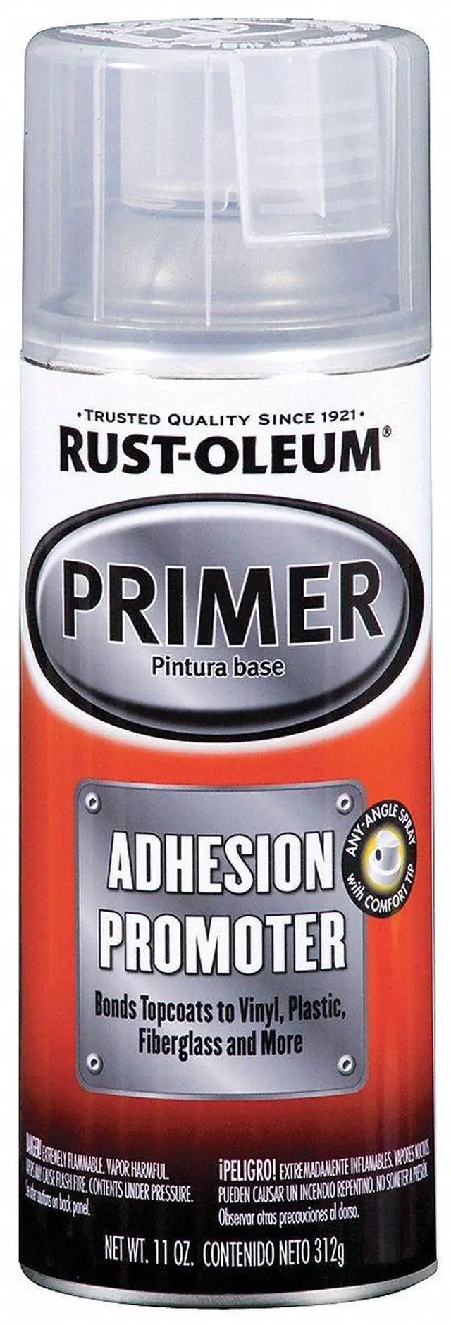 Alt view image 2 of 2 - RUST-OLEUM 251572 Spray Primer, Clear, 11 oz.