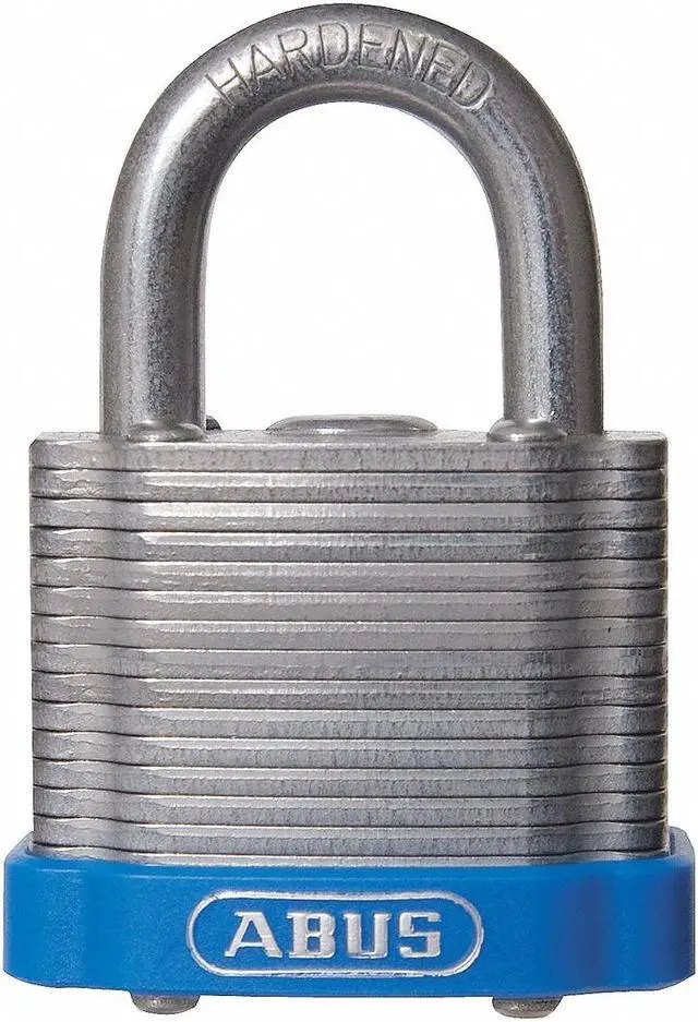 Alt view image 2 of 2 - ABUS 19344 Keyed Padlock,Alike,1-1/2"W,PK6