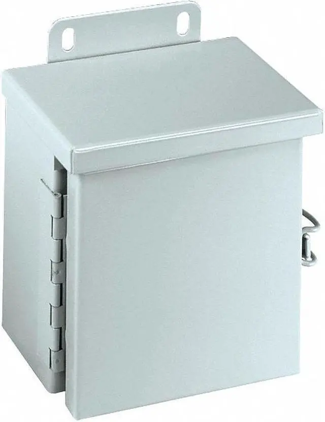 Alt view image 2 of 5 - WIEGMANN RHC080804 Padlockable Hasp Electrical Enclosures, 8 in H, 4 in D, 8 in