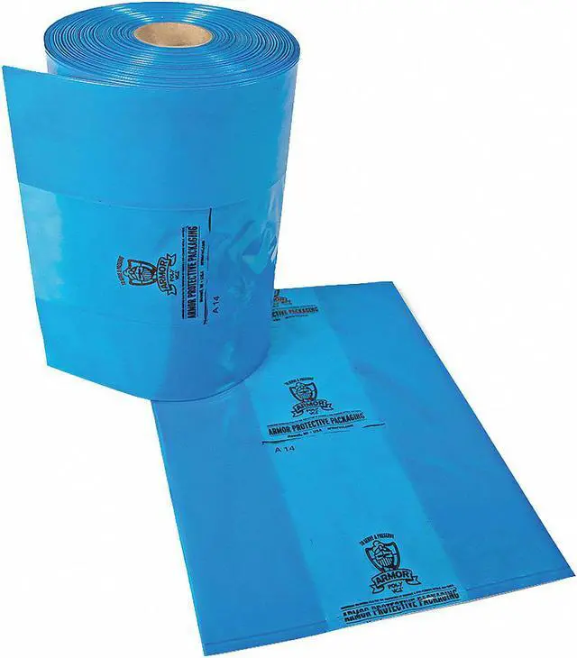 Alt view image 3 of 4 - ARMOR POLY PB4B292956 VCI Bags, 29" x 29", 4 mil, Blue, None, 50 PK