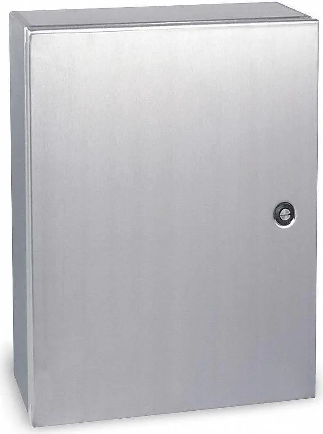 Alt view image 3 of 4 - WIEGMANN N412242408SSC NEMA 3R, 4, 4X, 12 24.0 in H x 24.0 in W x 8.0 in D Wall