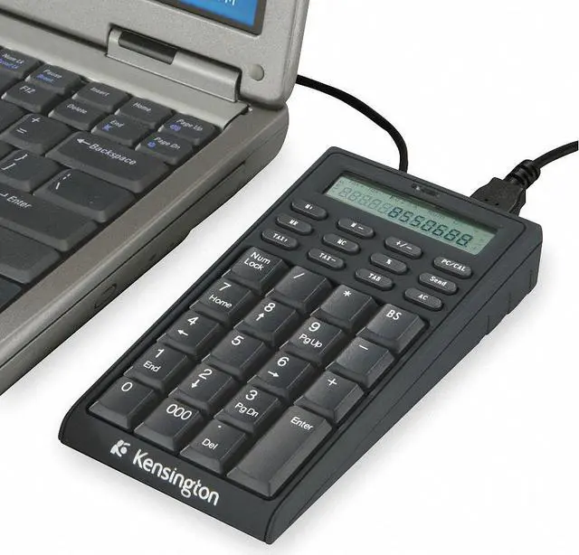 Main image of KENSINGTON COMPUTER K72274US NOTEBOOK KEYPAD/CALCULATOR WITH USB HUB