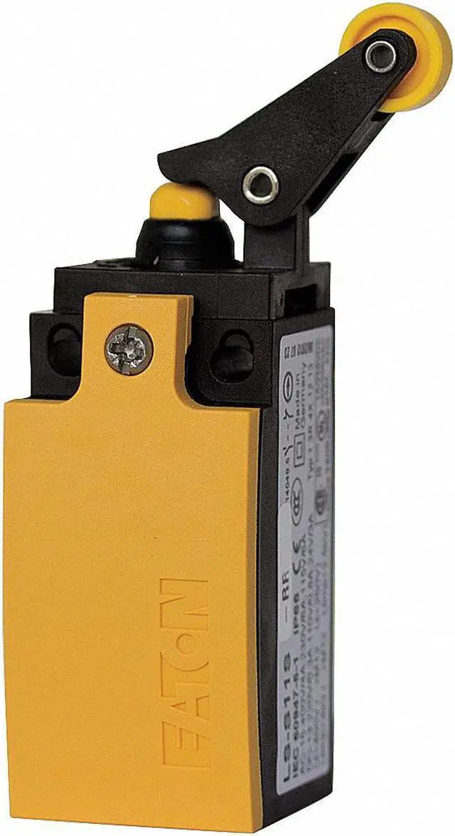 Alt view image 2 of 2 - EATON LS-S11S-LA Limit Switch, Plunger, Roller Lever, 1NC/1NO, 4A at 400V AC,