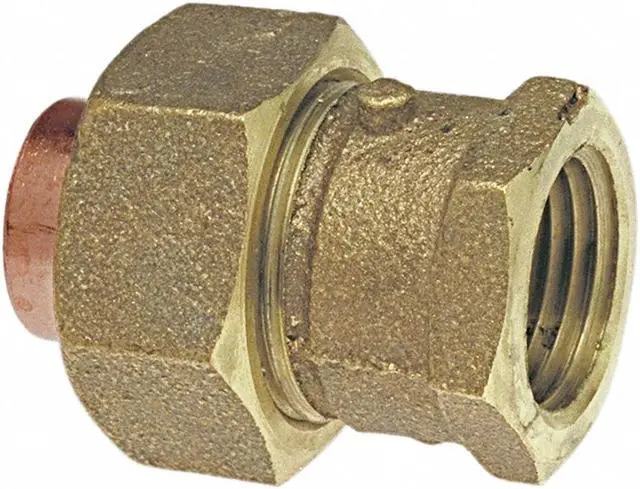 Alt view image 2 of 2 - NIBCO 7333LF 3/8 Fitting Union,Low-Lead Cast Bronze