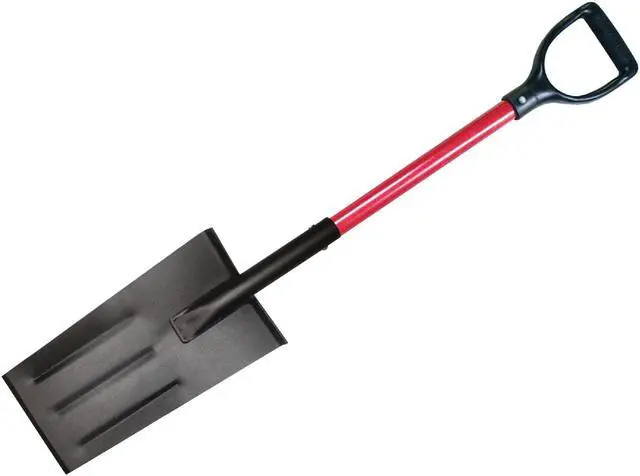 Alt view image 4 of 6 - BULLY Tools 82500 Edging and Planting Spade 13 in L x 7-1/2 in W Blade Fiberglass Handle