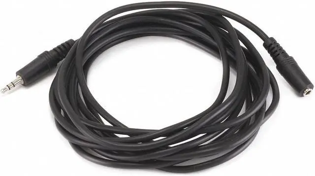 Alt view image 3 of 9 - Audio Cable,3.5mm,M/F,12 Ft MONOPRICE 649