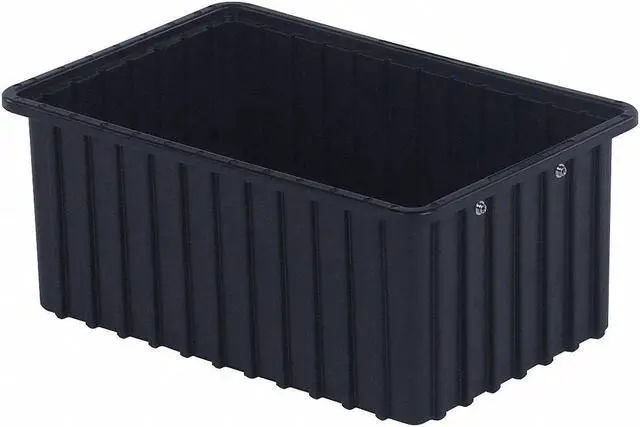 Alt view image 2 of 2 - LEWISBINS DC2070 XL Polyethylene, Divider Box, Black, 16 1/2 in L, 7 in H