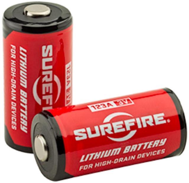 Alt view image 8 of 9 - Surefire (12) 123A Lithium Batteries w/ Reusable Battery Case SF12A-BB-CS