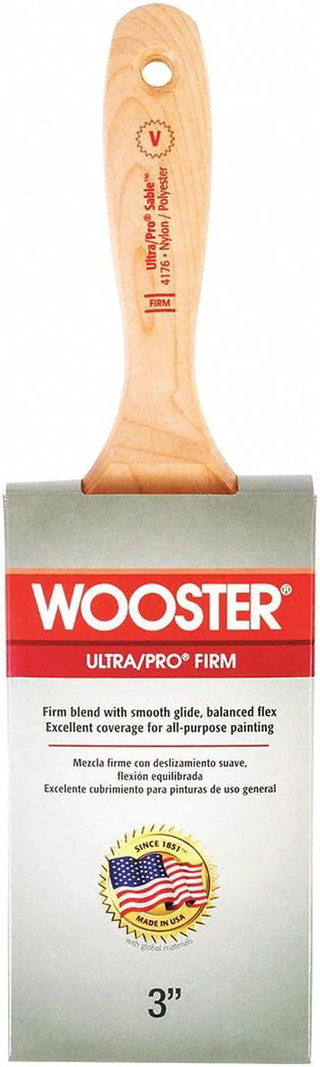 Alt view image 8 of 12 - Wooster Brush Ultra-Pro Sable Varnish Brush 4176-3