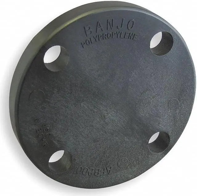 Alt view image 2 of 2 - ZORO SELECT AFB200 Blind Flange, Polypropylene, 2", Class 150, 150 psi Max